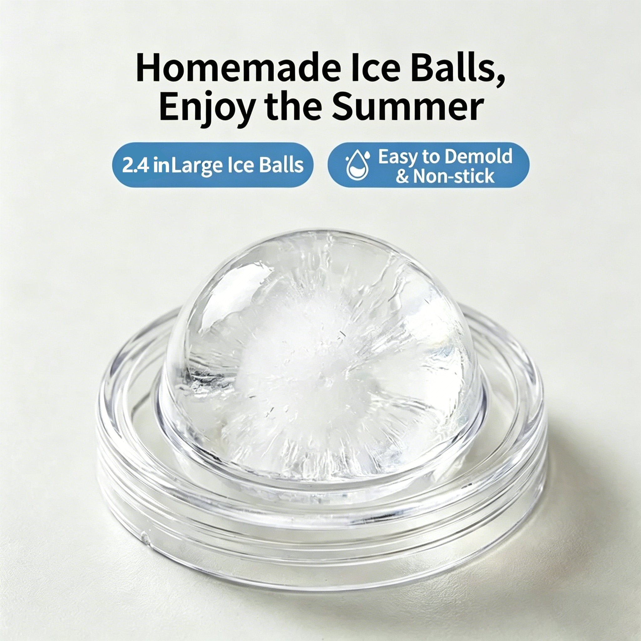 🧊 Foldable Silicone Ice Ball Drink Cup