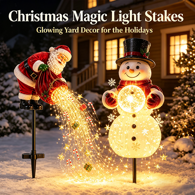 🎅 Santa’s Magic Pour – Flowing LED Christmas Garden Light