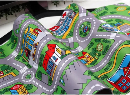 Colorful City Road Extended Mouse Pad – 40 × 90 cm Large Desk Mat