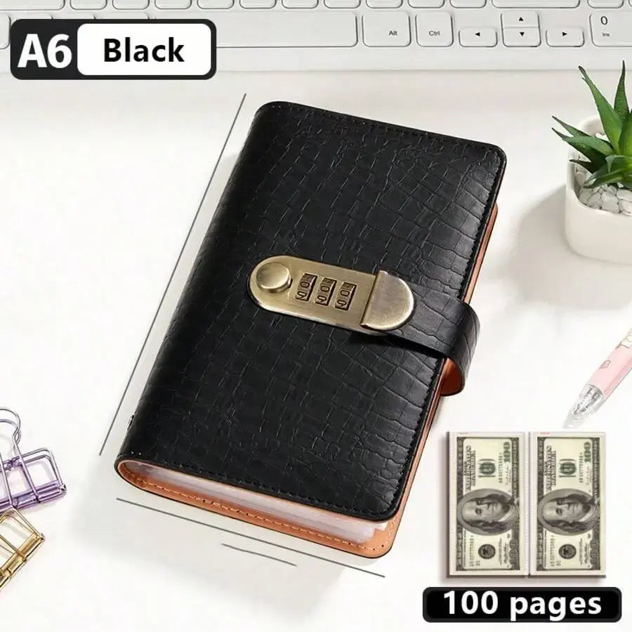 Transparent‑Pocket Currency Collectors Album, Top‑Grade PU Leather📘