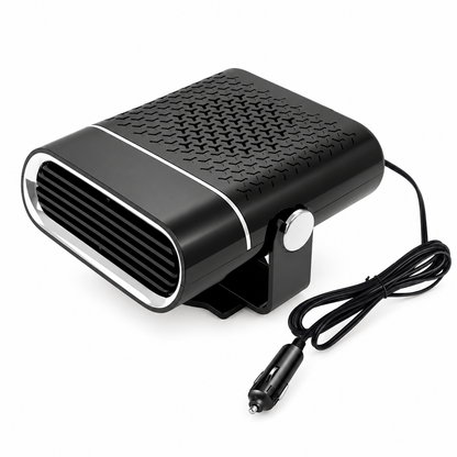 Portable Car Heater Defroster with 360-Degree Rotating Base