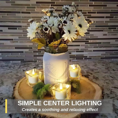 🔥 The Last Tea Lights You’ll Ever Need (6 Pack)— Rechargeable, Realistic & Remote-Controlled!