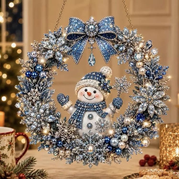 Christmas Diamond Painting Ornament Kit – 18 Designs