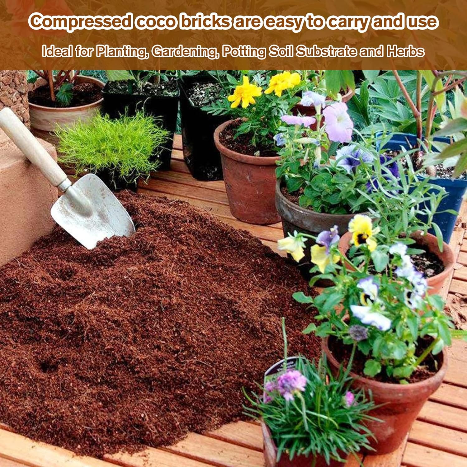 🌱Premium Organic Coconut Coir Bricks for Plants