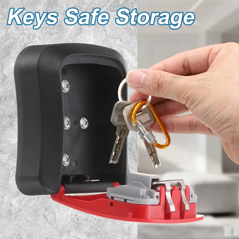 Traceless Drill-Free Wall-Mounted Key Lock Box