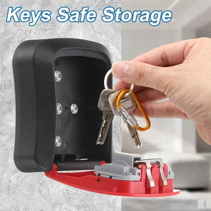 Traceless Drill-Free Wall-Mounted Key Lock Box