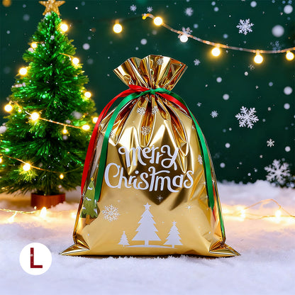 50PCS Christmas Gift Wrapping Set (25 Colorful Bags + 25 Tags)