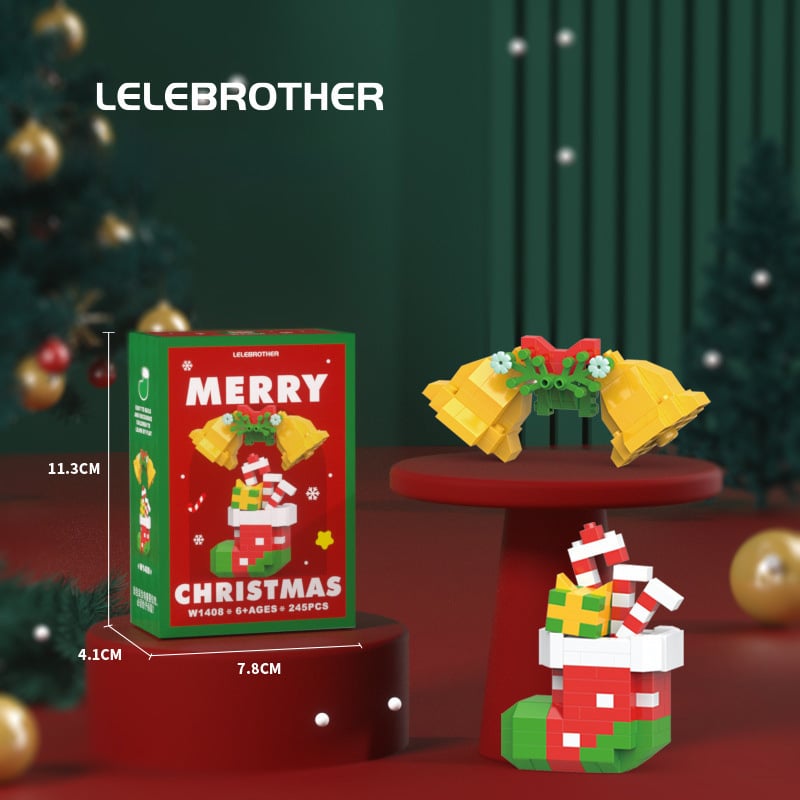 🔥🎄Santa Claus Design Building Blocks Toy