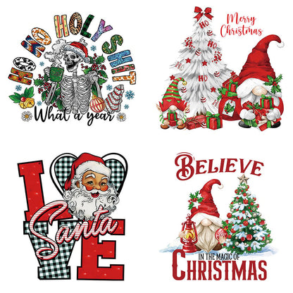 🎄 Christmas Mystery DTF Transfer Bundle 🎅🔥for T-Shirts, Totes & DIY Gifts