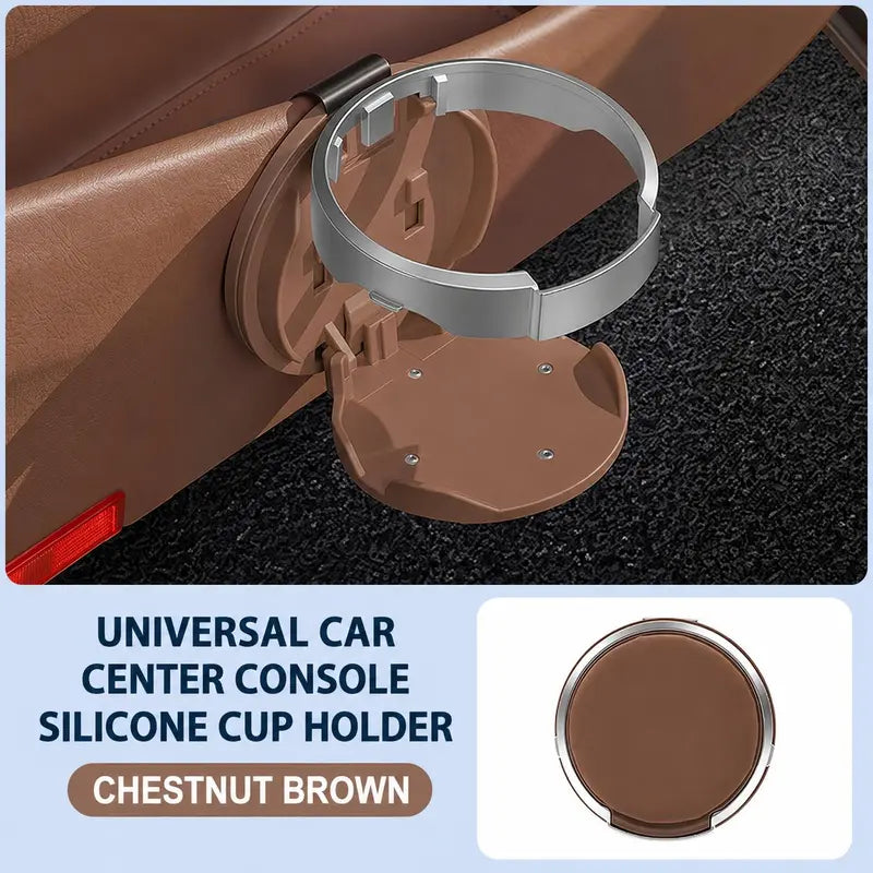 Universal Foldable Car Cup Holder, Space-Saving Vehicle Drink Holder for Bottles 🚗