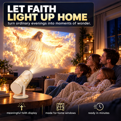 Christian Faith Projector, Portable Religious Pattern Projection Lamp