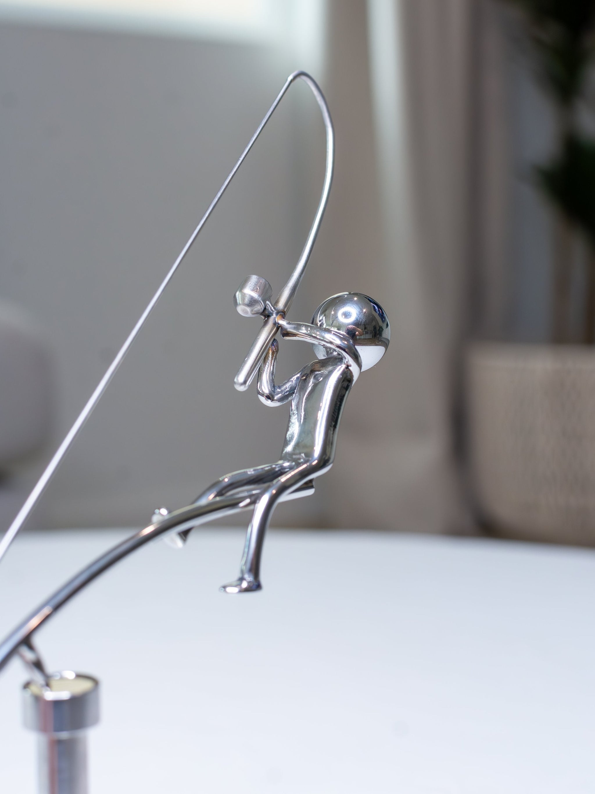🎣The Fisherman Balancing Sculpture