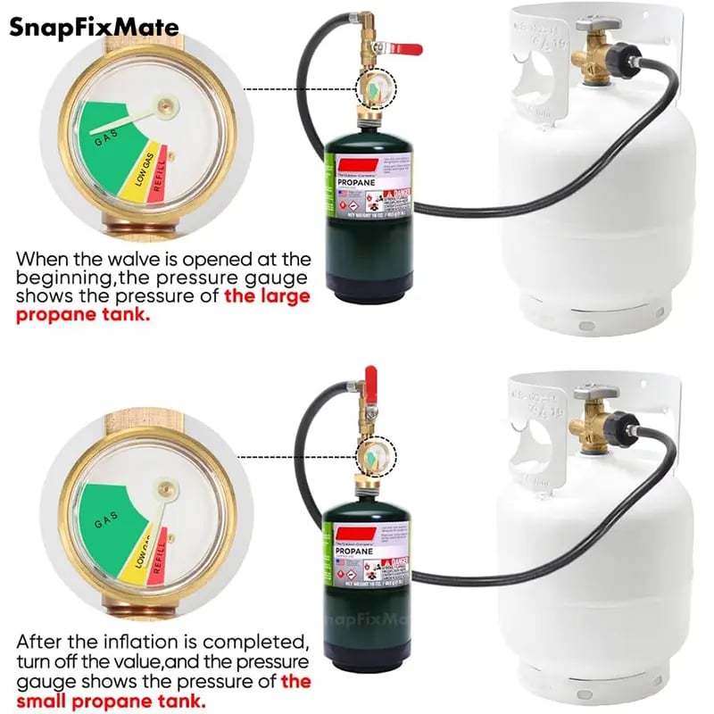 🔥36 Inch Propane Gas Tank Adapter Connector