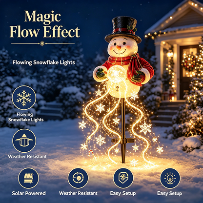 🎅 Santa’s Magic Pour – Flowing LED Christmas Garden Light
