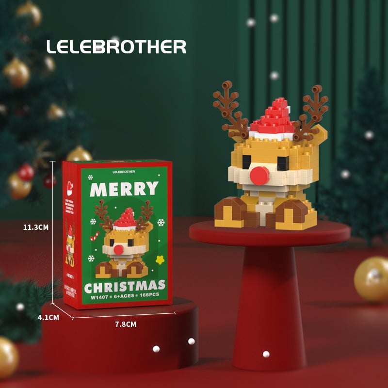 🔥🎄Santa Claus Design Building Blocks Toy