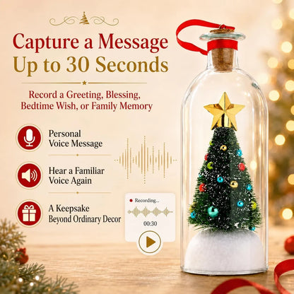 Voice of Christmas Recordable Tree Bottle