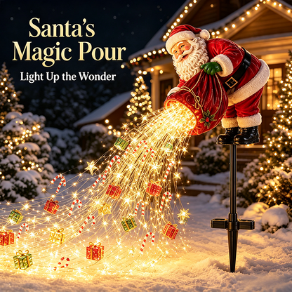 🎅 Santa’s Magic Pour – Flowing LED Christmas Garden Light