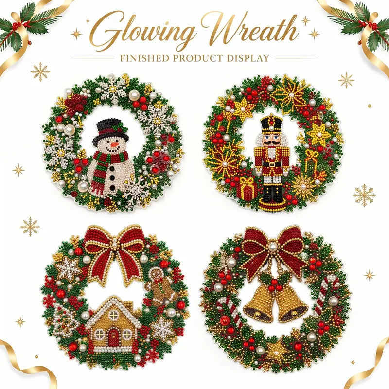 Christmas Diamond Painting Ornament Kit – 18 Designs