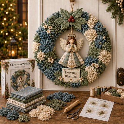 3D Fabric Poke Wreath DIY Kit