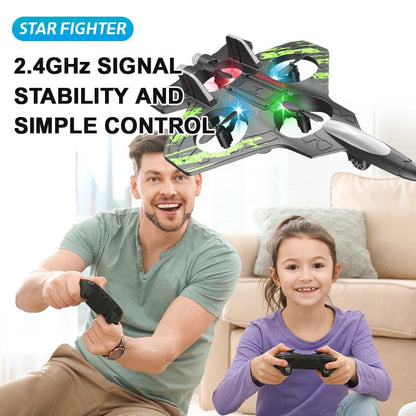 Upgraded Fighter Drone: 360° Flips & Turbo Power ✈️
