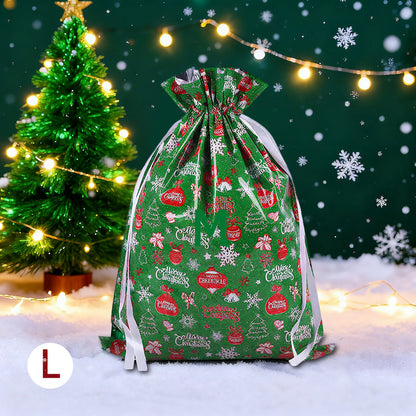 50PCS Christmas Gift Wrapping Set (25 Colorful Bags + 25 Tags)