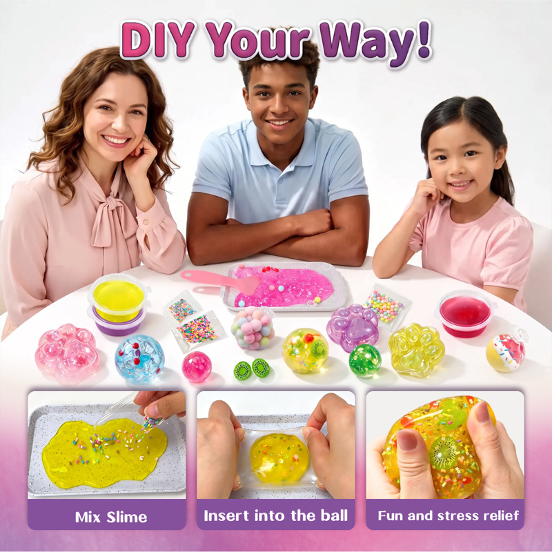12pcs Customizable Squishy Toys
