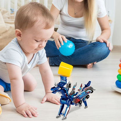 💥 2 In 1 Collision Transforming Dinosaur Car Toy