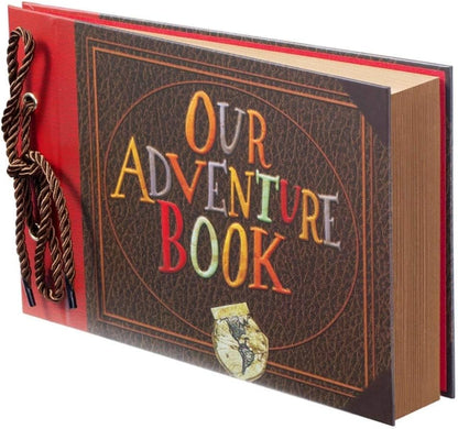 ❤️📚 Our Adventure Book Scrapbook 📸💕 - Retro Style Letter Cover, Perfect for Travel & Memories 💭