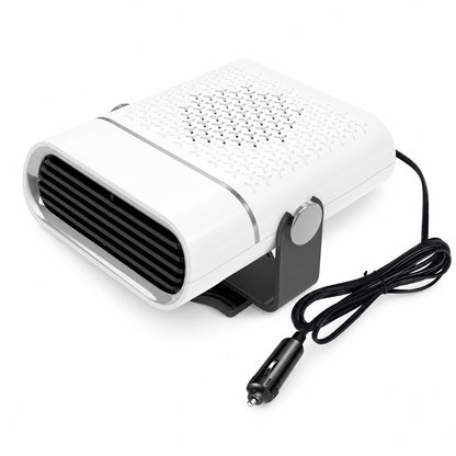 Portable Car Heater Defroster with 360-Degree Rotating Base