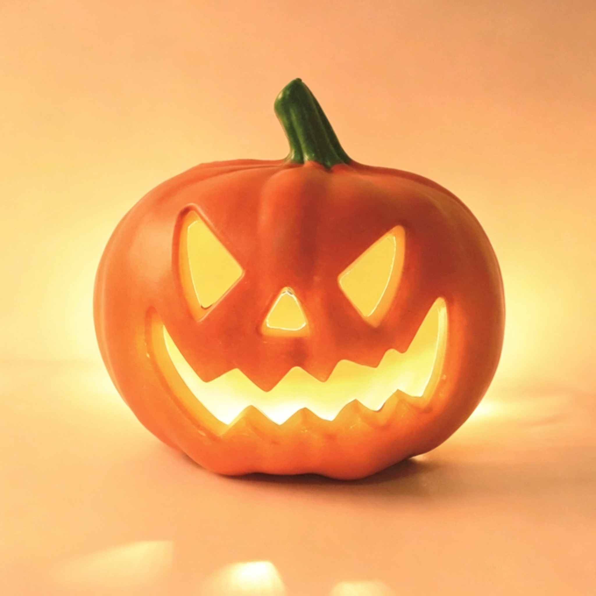 2026 New Halloween LED Flat Pumpkin Light Decorative Lamp Illuminated Pumpkin