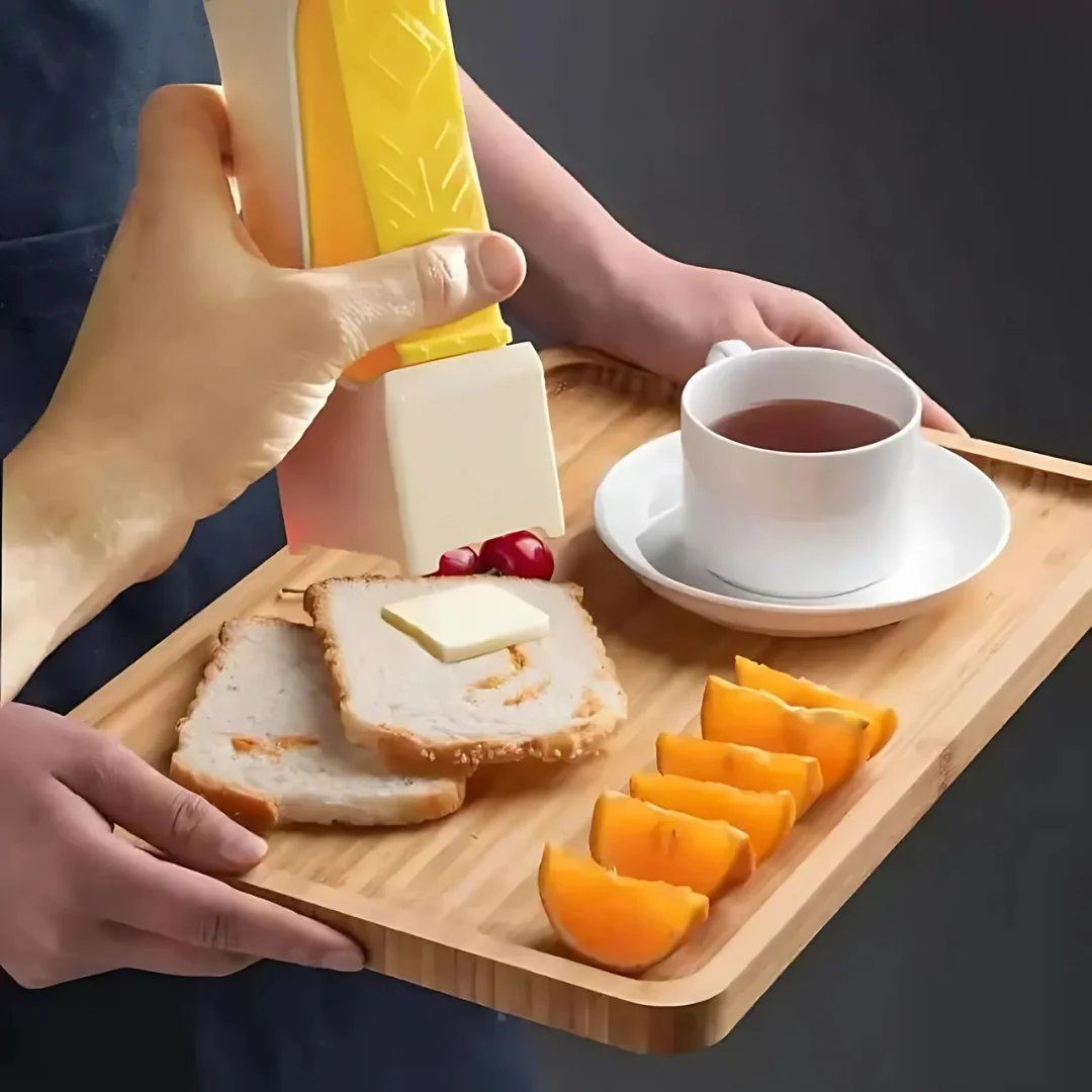 One-Click Butter Slicer🧈 Slice Even Butter Cubes Easily