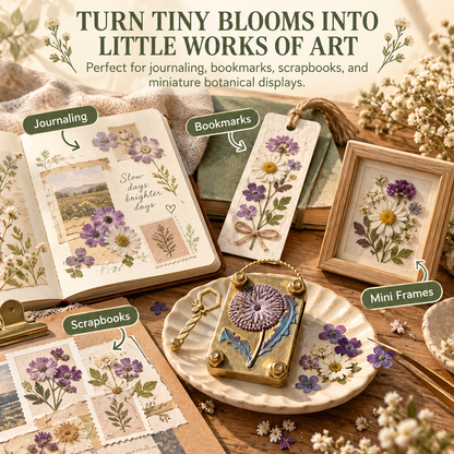 🌼Mini Flower Press Keepsake for Tiny Blooms & Petals