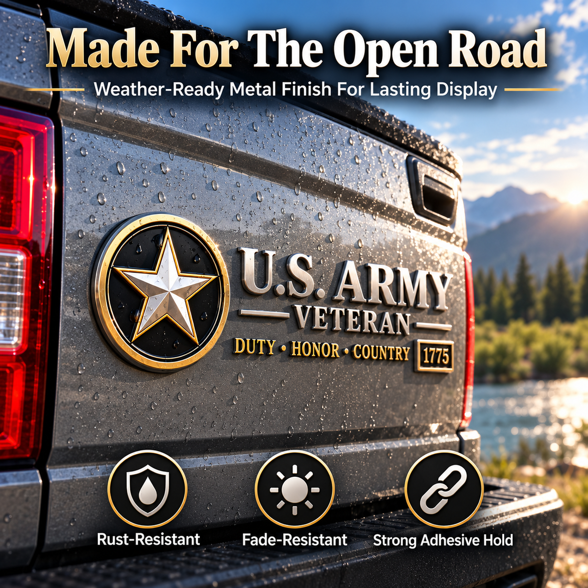Veteran 3D Vehicle Emblem