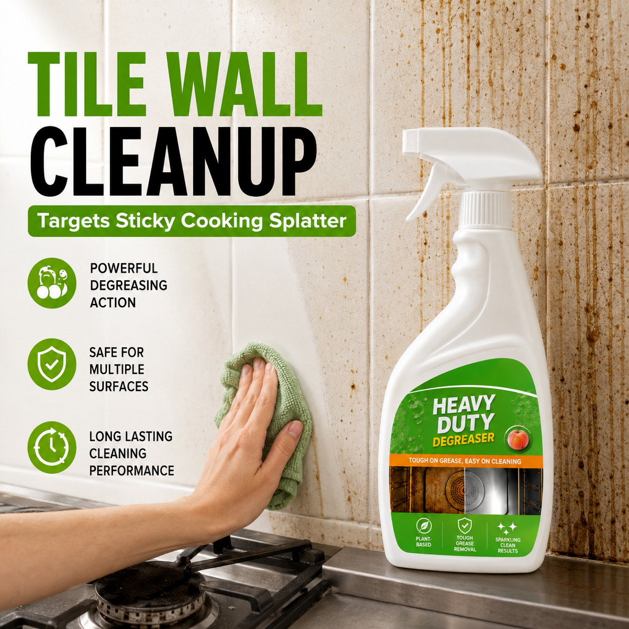 Heavy Duty Kitchen Degreaser Spray