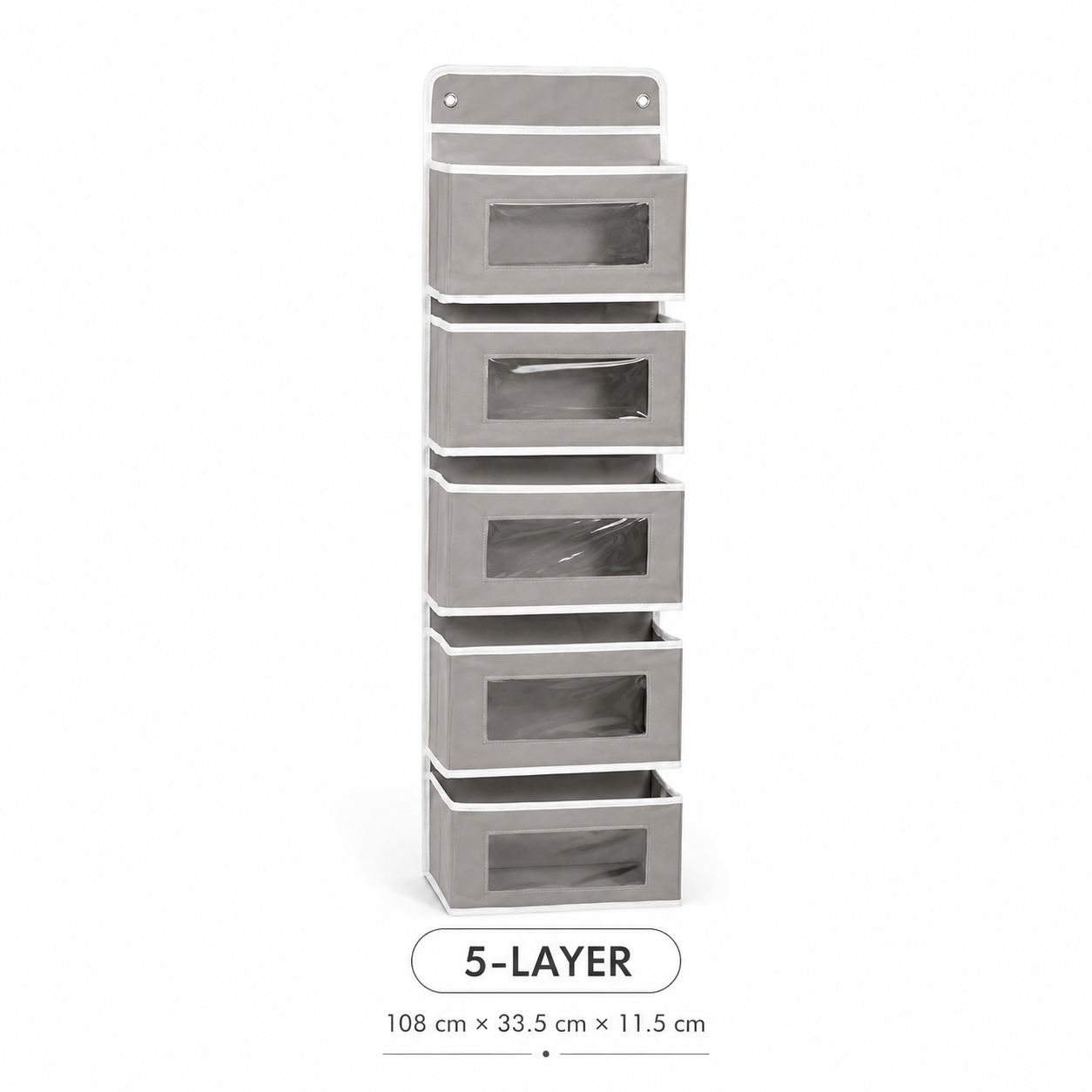 5-Tier Over-the-Door Hanging Storage Organizer