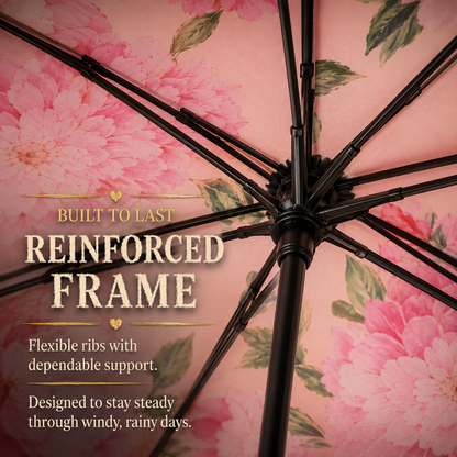 Handcrafted Double-Sided Sun & Rain Umbrella
