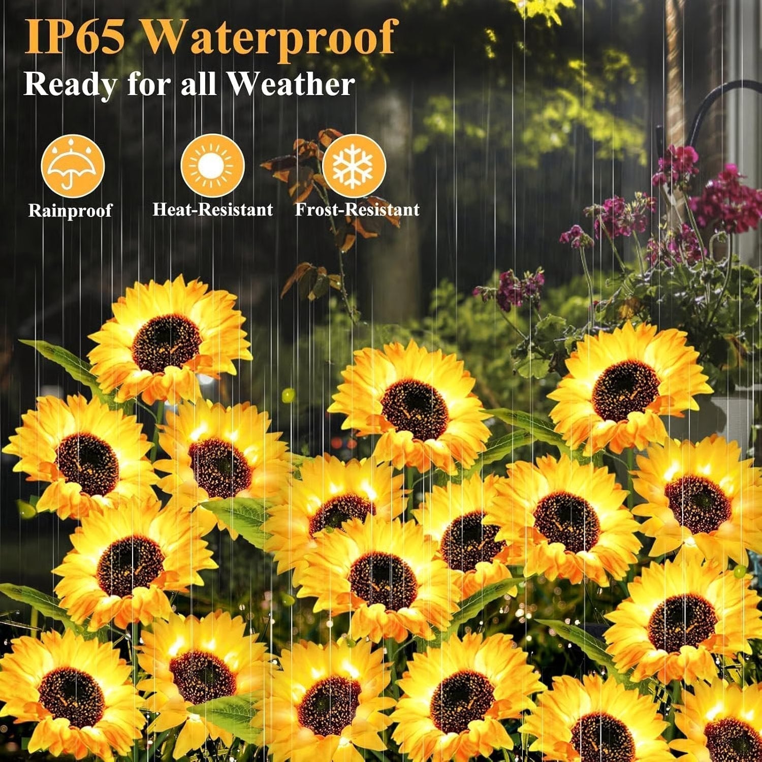 🌻Sunflower Solar Powered Lights for Garden