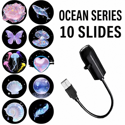 🎄Plug‑and‑Play HD Holiday Projector, Multi‑Scene Projection Light