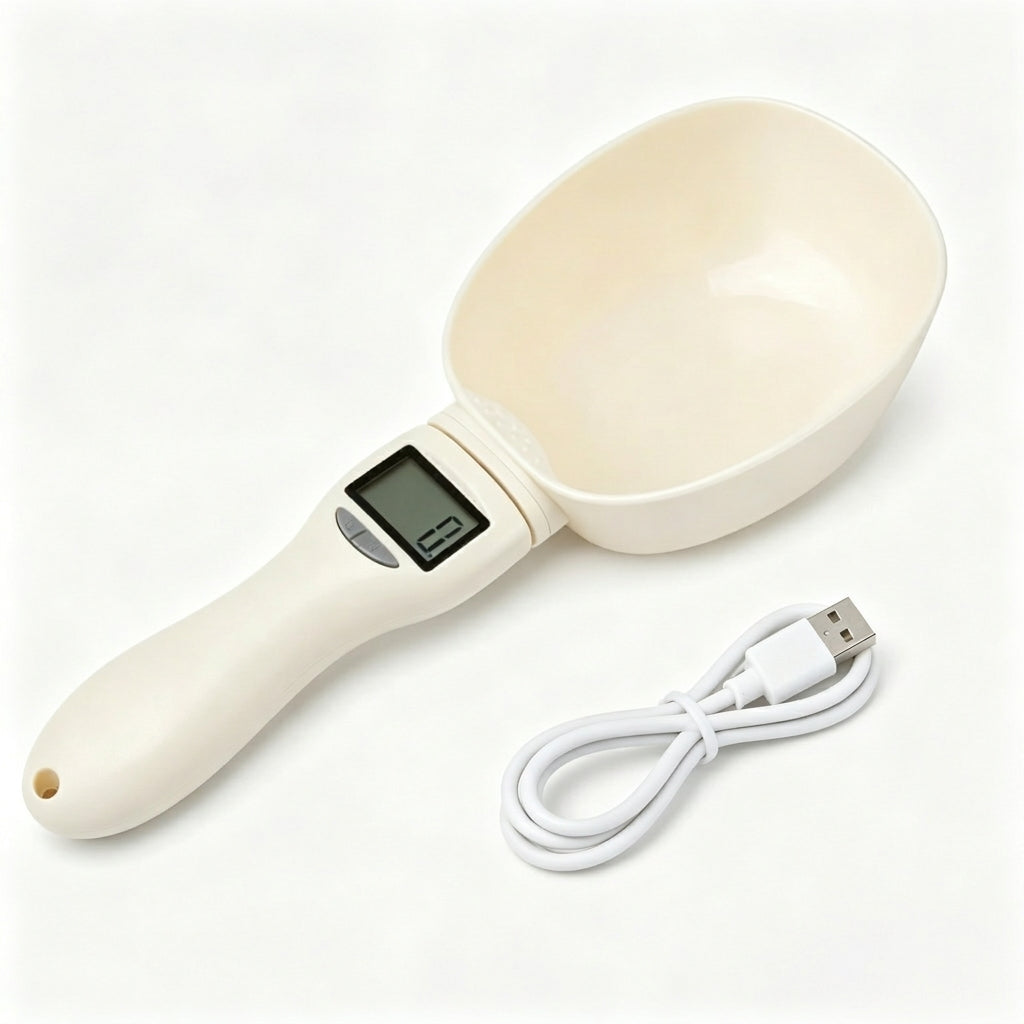 Digital Kitchen Scoop Scale – Scoop, Weigh & Pour