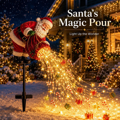 🎅 Santa’s Magic Pour – Flowing LED Christmas Garden Light