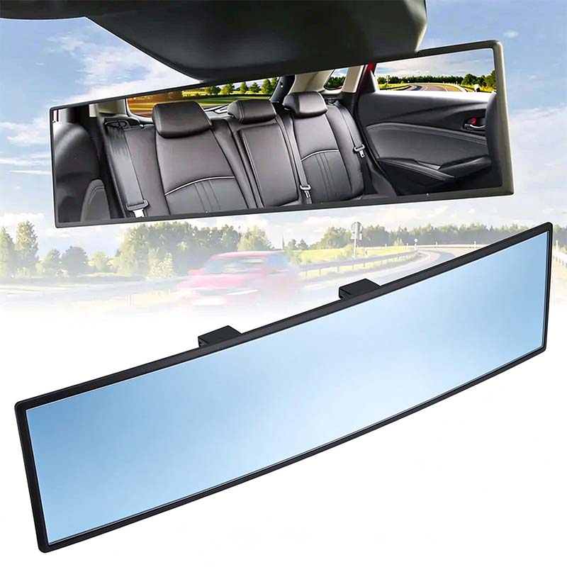 HD Convex Panoramic Rearview Mirror, Clip-On Car Interior Mirror ☀️ - image 12