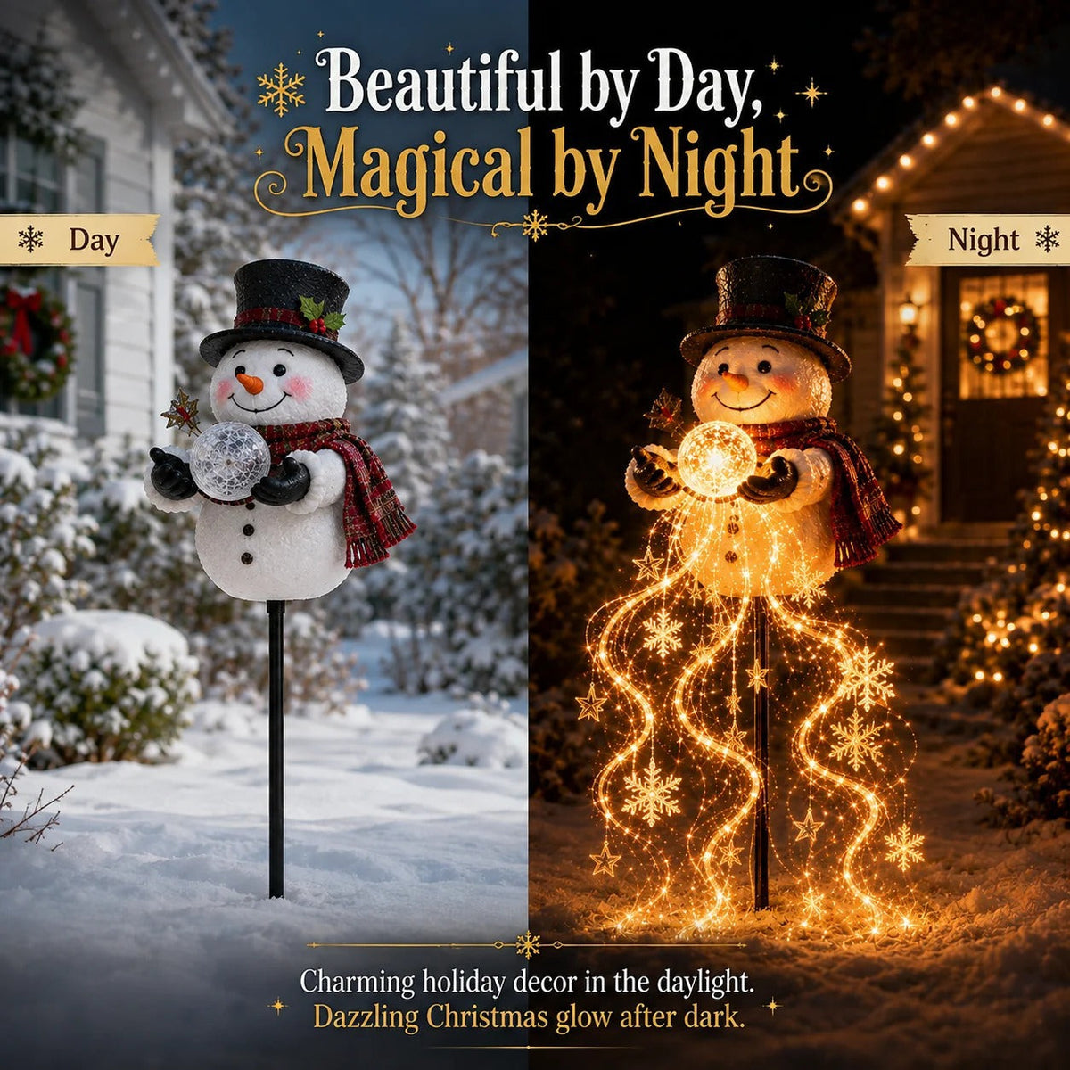 🎅 Santa’s Magic Pour – Flowing LED Christmas Garden Light