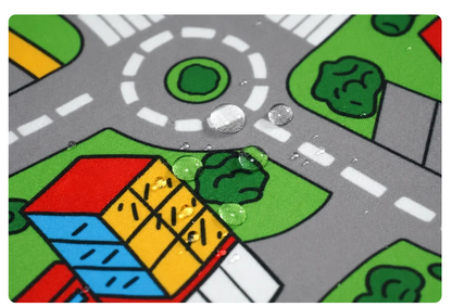 Colorful City Road Extended Mouse Pad – 40 × 90 cm Large Desk Mat