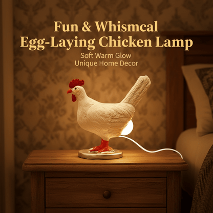 Creative Fun Chicken Egg-Laying Decorative Night Light