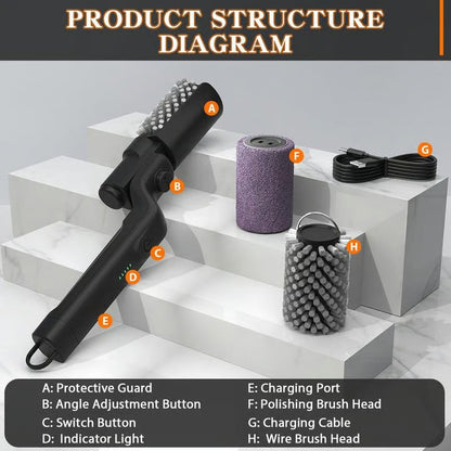 ⚡Electric BBQ Grill Brush : Motorized Power Scrubber for Effortless Cleaning