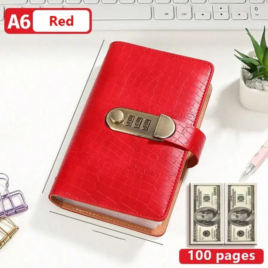 Transparent‑Pocket Currency Collectors Album, Top‑Grade PU Leather📘