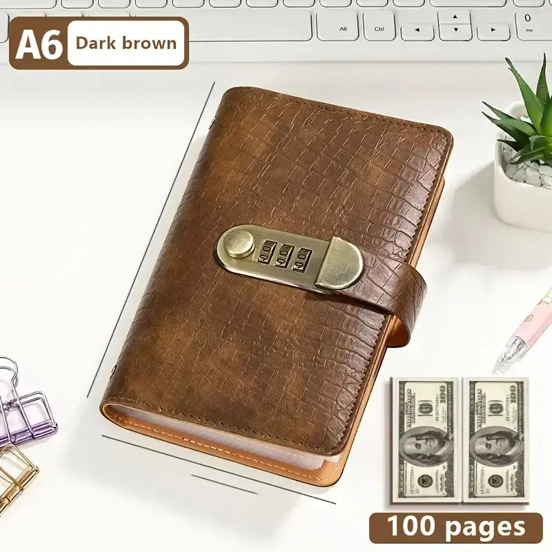 Transparent‑Pocket Currency Collectors Album, Top‑Grade PU Leather📘