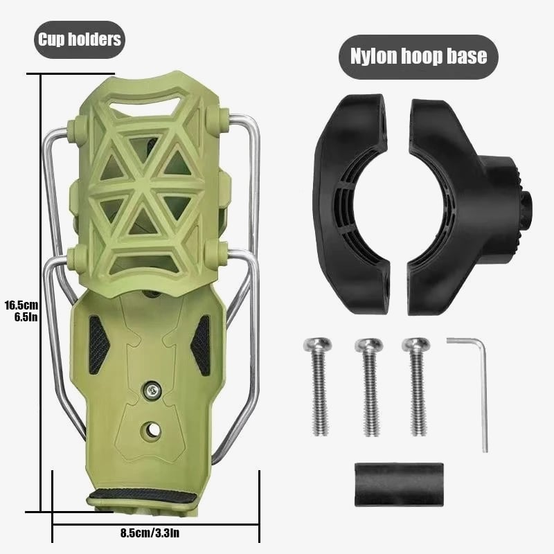 Self-Adjusting Outdoor Bottle Holder – Reinforced, Non-Slip, Auto-Lock