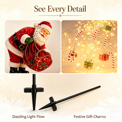 🎅 Santa’s Magic Pour – Flowing LED Christmas Garden Light