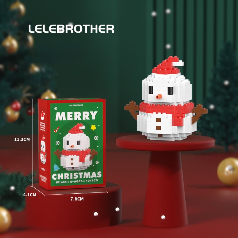 🔥🎄Santa Claus Design Building Blocks Toy
